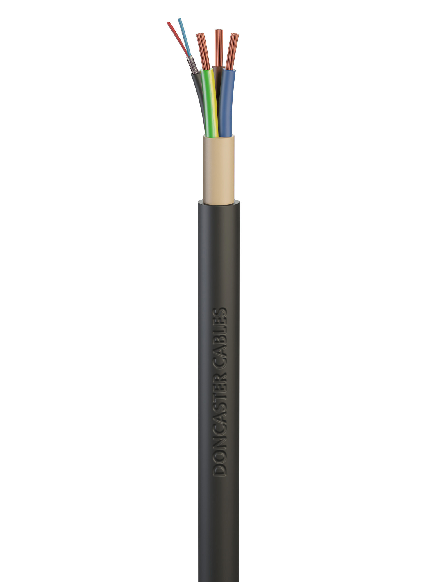 EV-ULTRA 3 CORE 4.0 SQMM  POWER + DATA CABLE 50MT  
